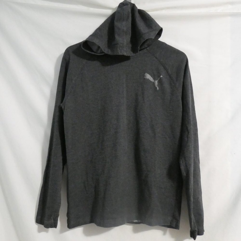 PUMA charcoal long sleeve hoodie, small BNWOT